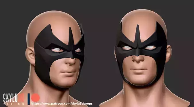Nightwing mask 3d printing model 3D print model