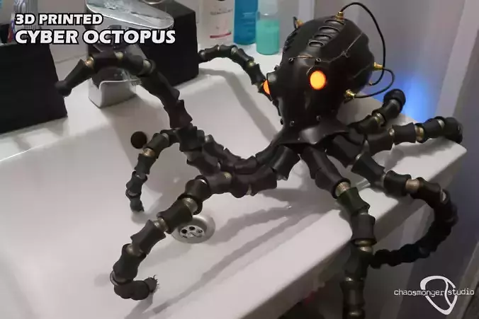 3D Printing Cyber Octopus 3D print model