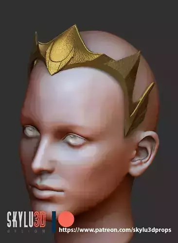 Aquaman - Mera crown head piece 3D print model