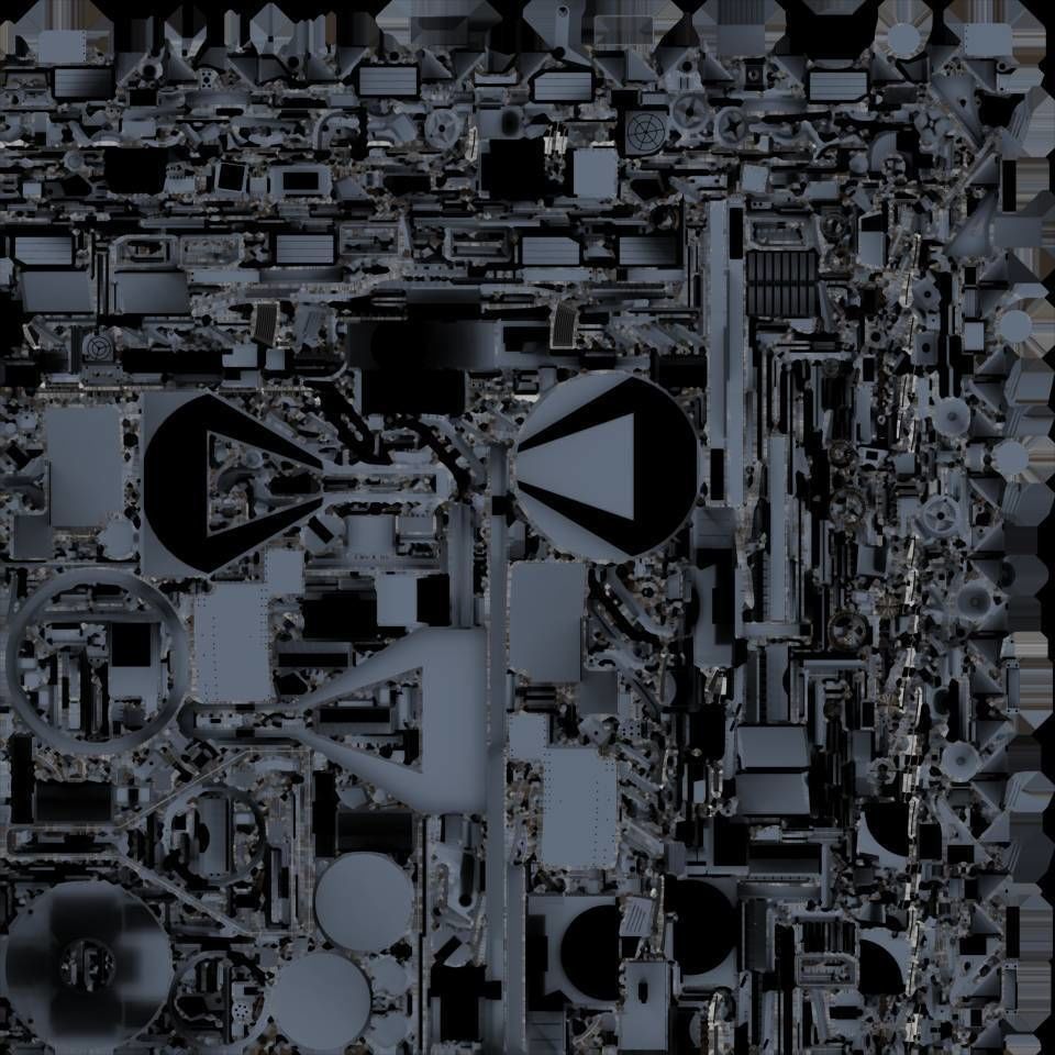 German 20mm Flak 38 Vierling Low-poly 3D model_15