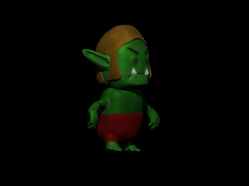 Mini Goblin Highpoly 3D model_1