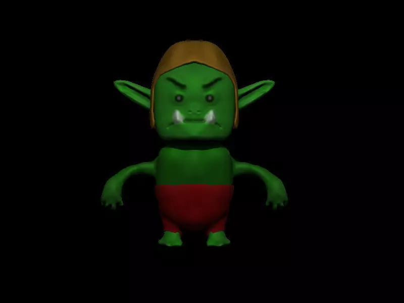 Mini Goblin Highpoly 3D model_0