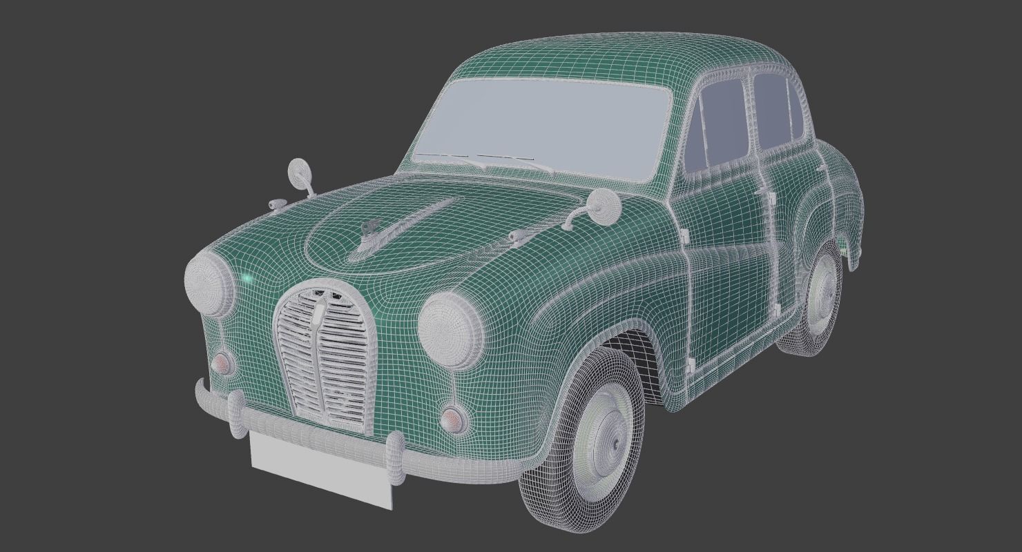 Austin a35 3D model_12
