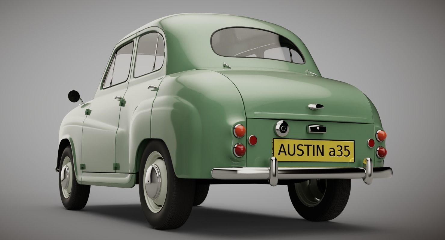 Austin a35 3D model_3