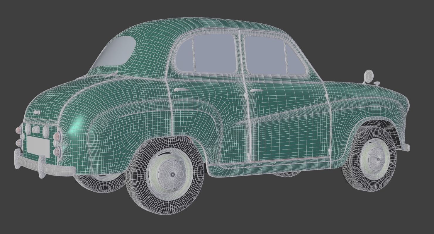 Austin a35 3D model_13