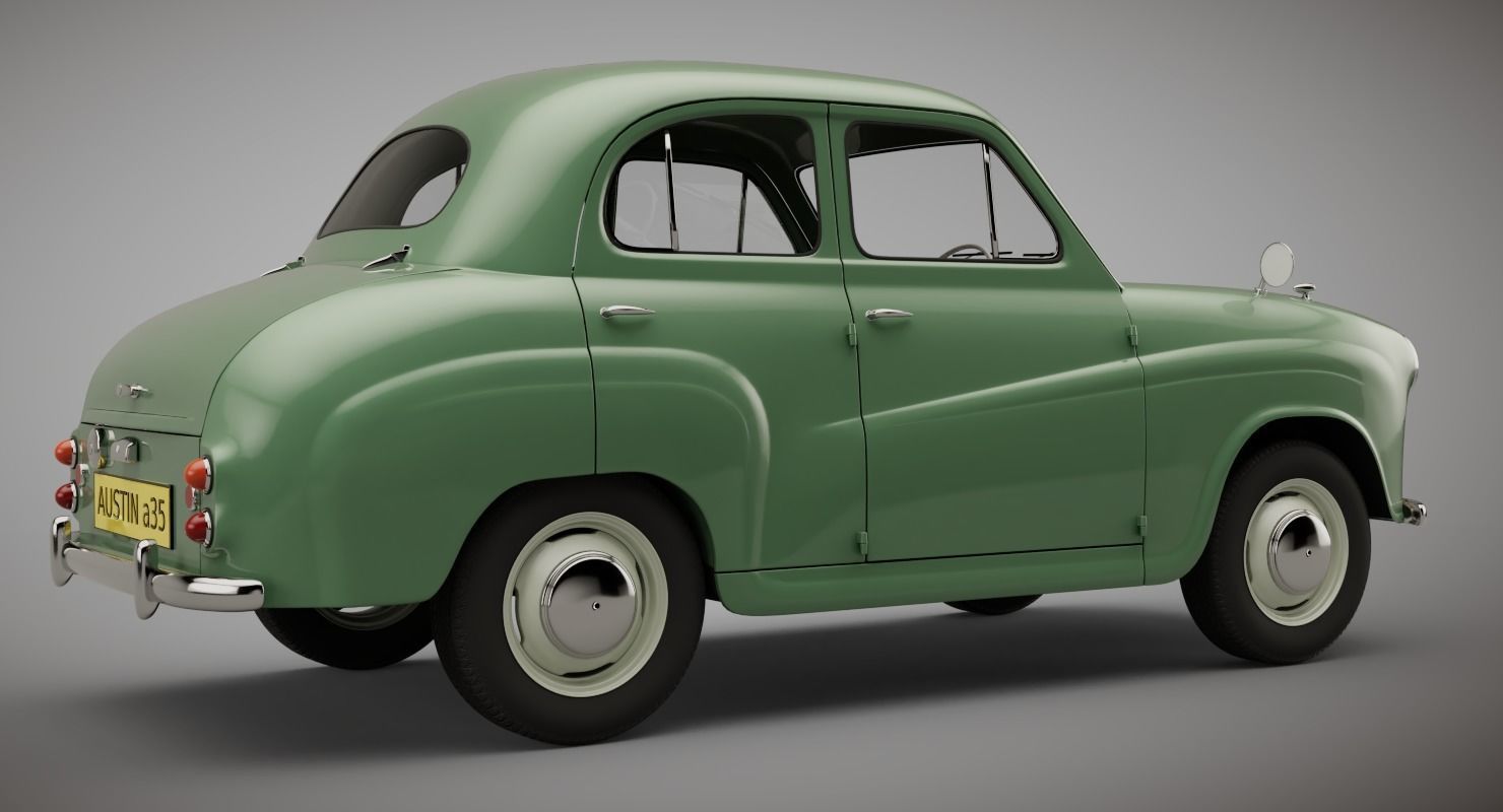 Austin a35 3D model_8