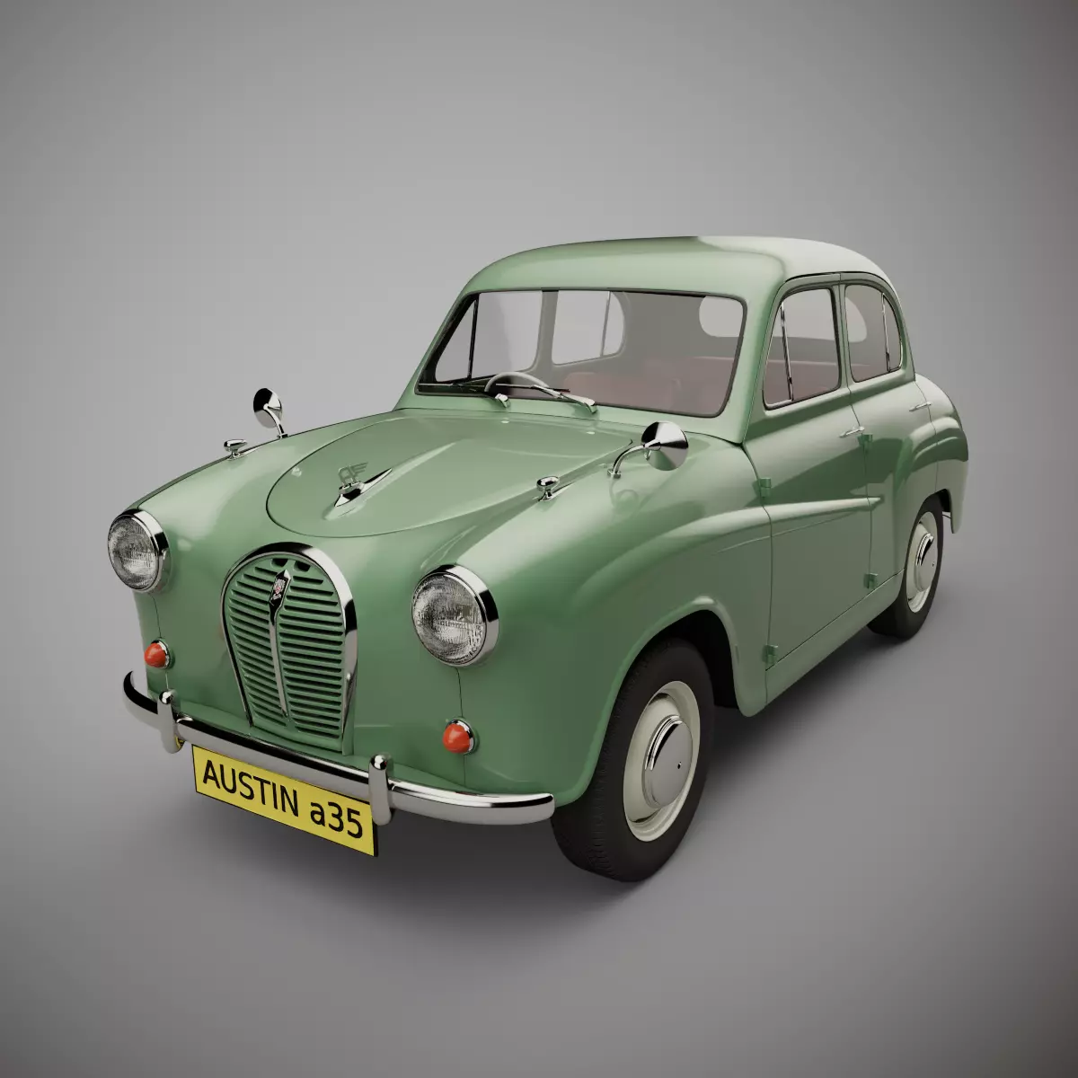 Austin a35 3D model_0