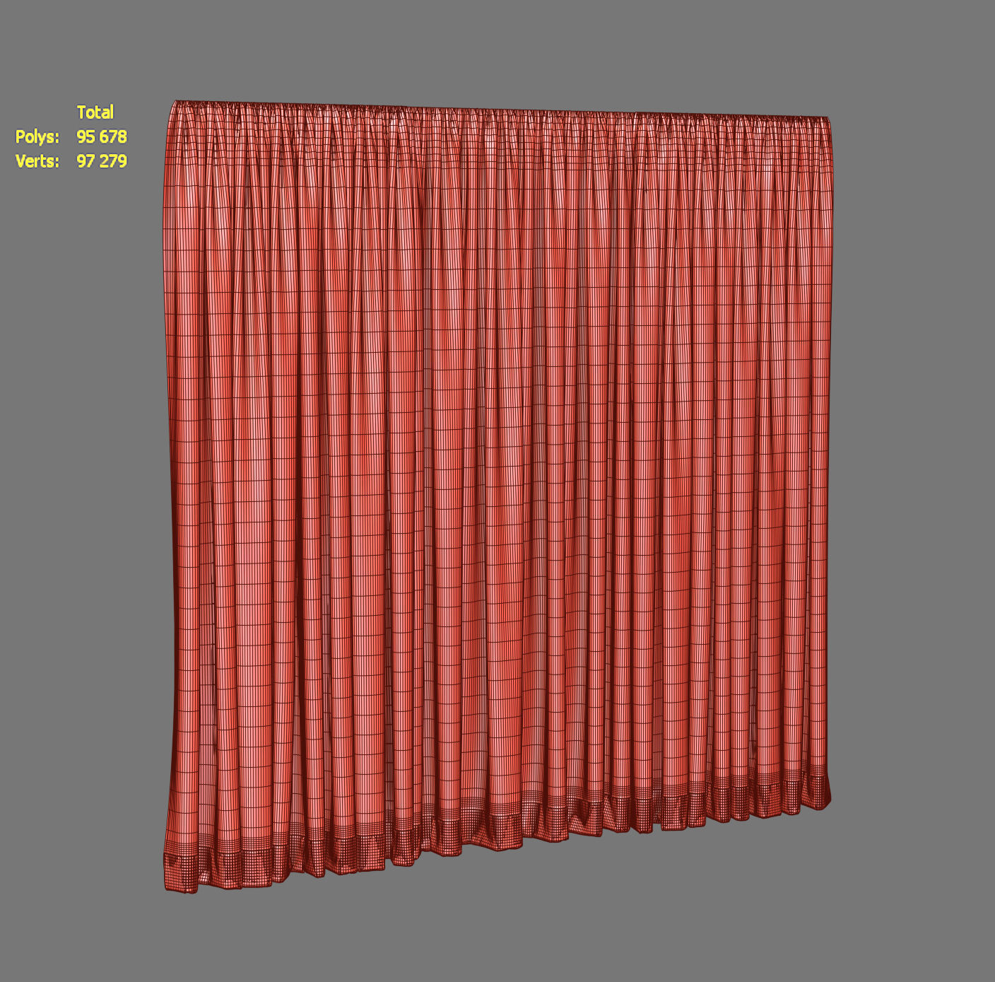 Curtain 119 3D model_3