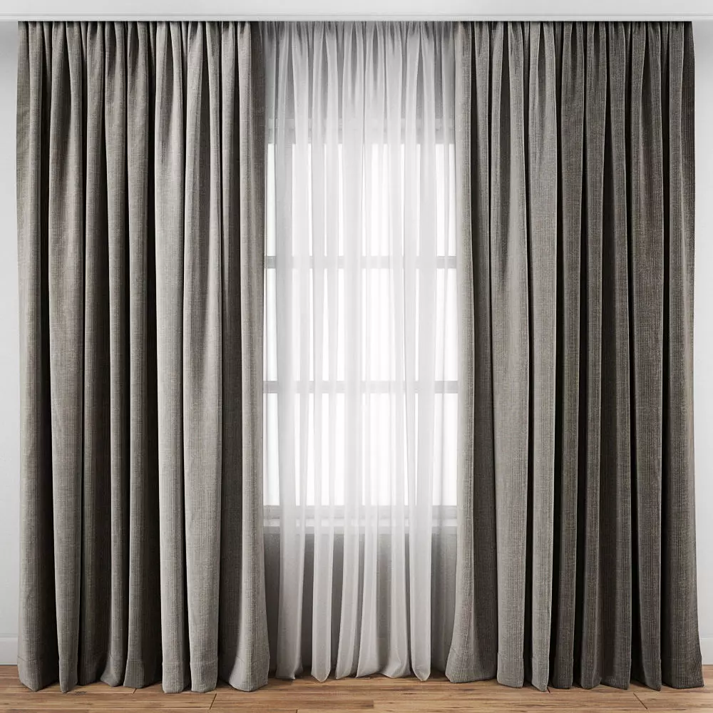 Curtain 120 3D model_0