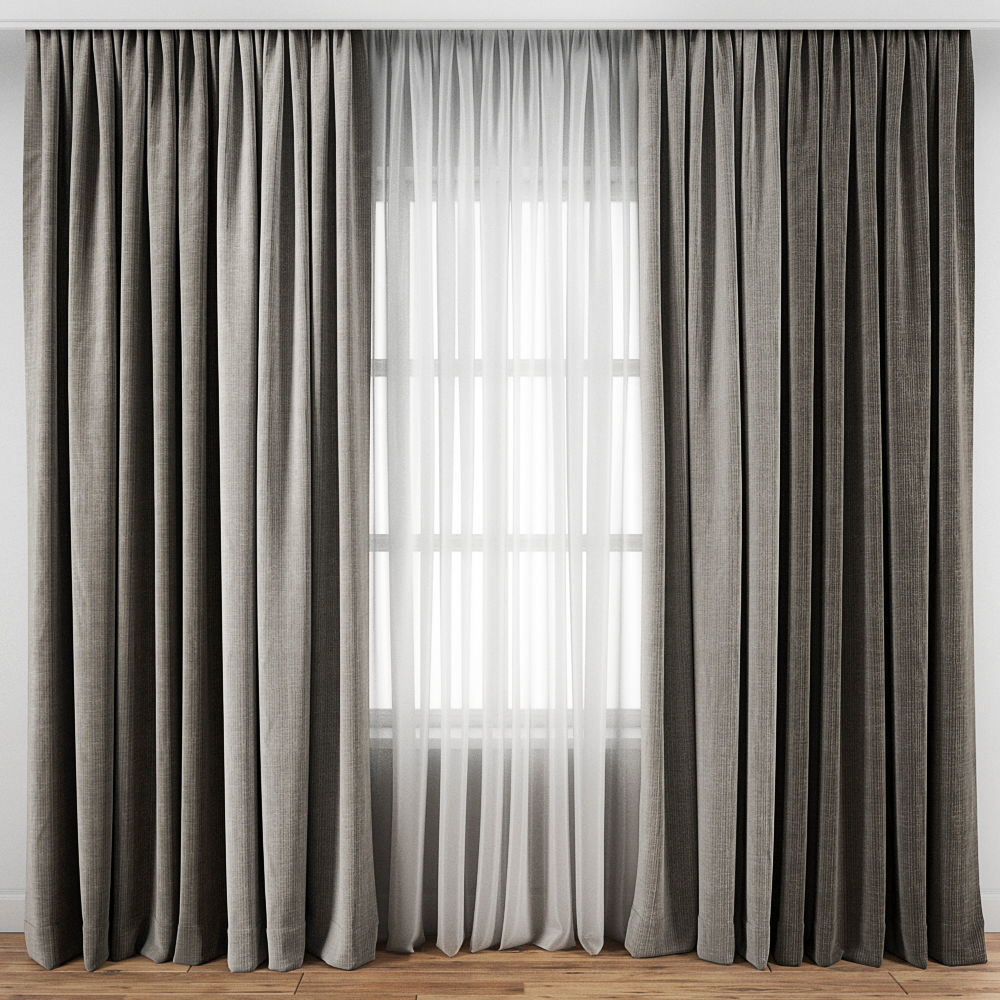 Curtain 120 3D model_4