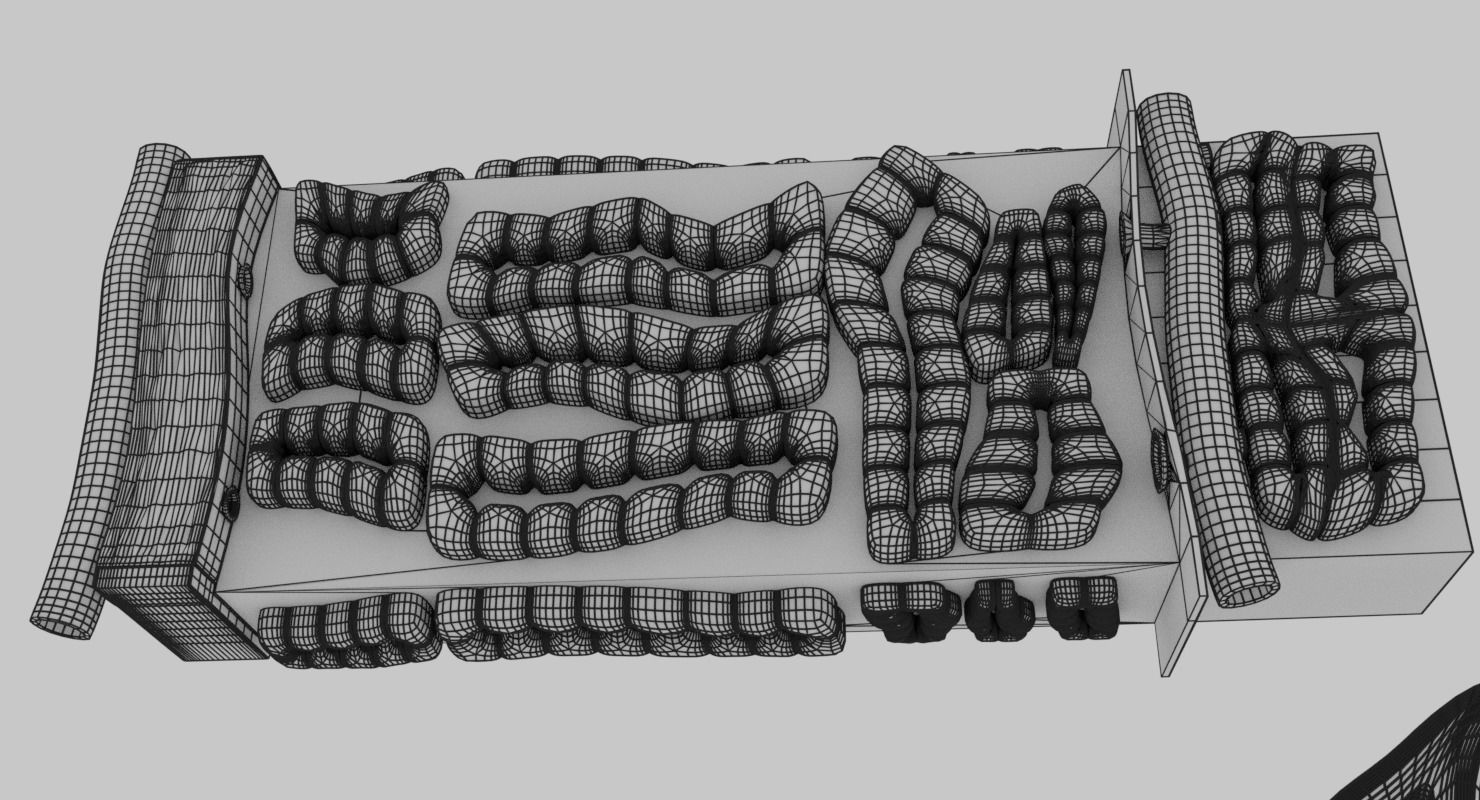 Adrenal gland gross microscopic 3D model_7