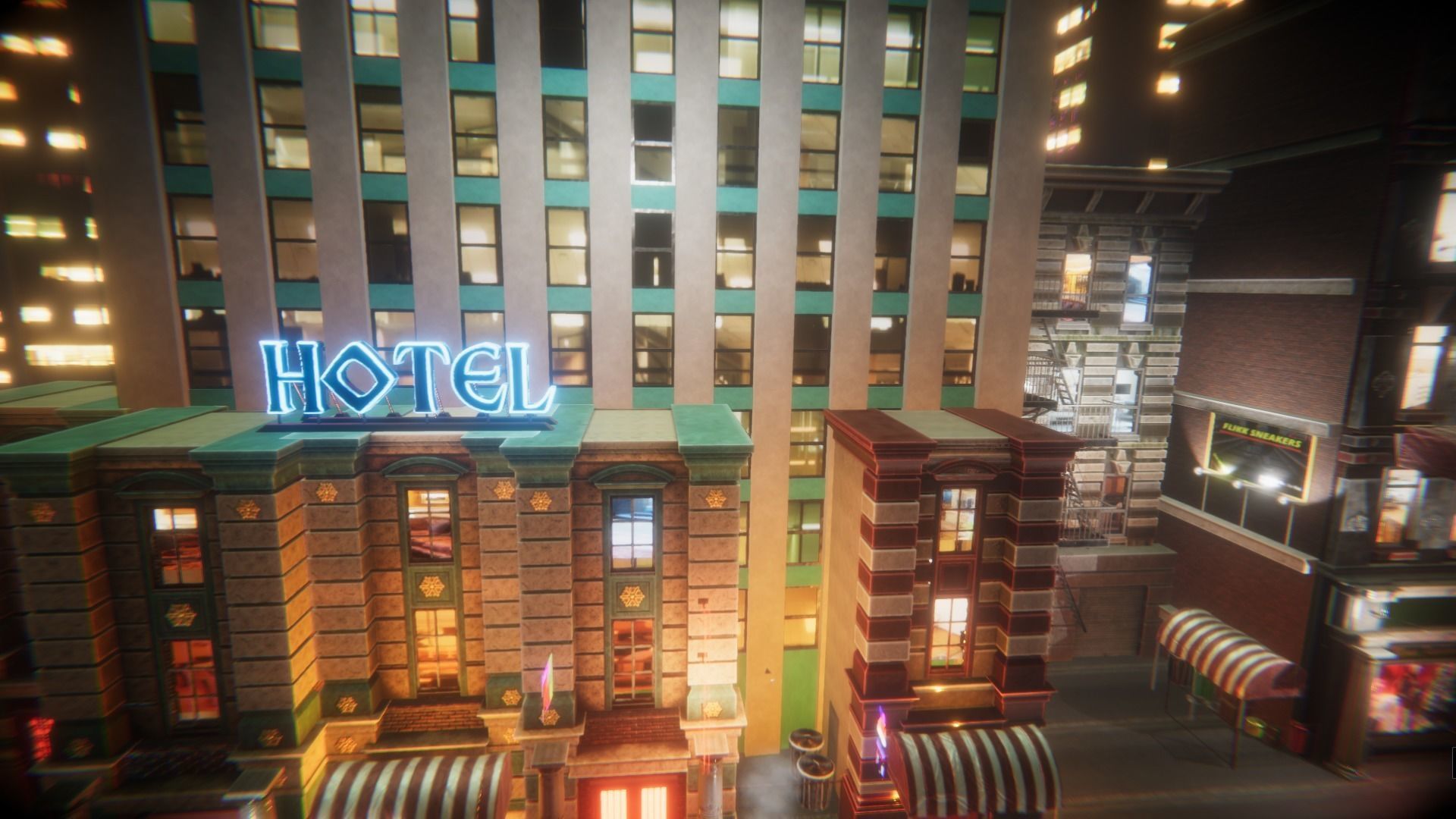 Night City Creator Low-poly 3D model_15