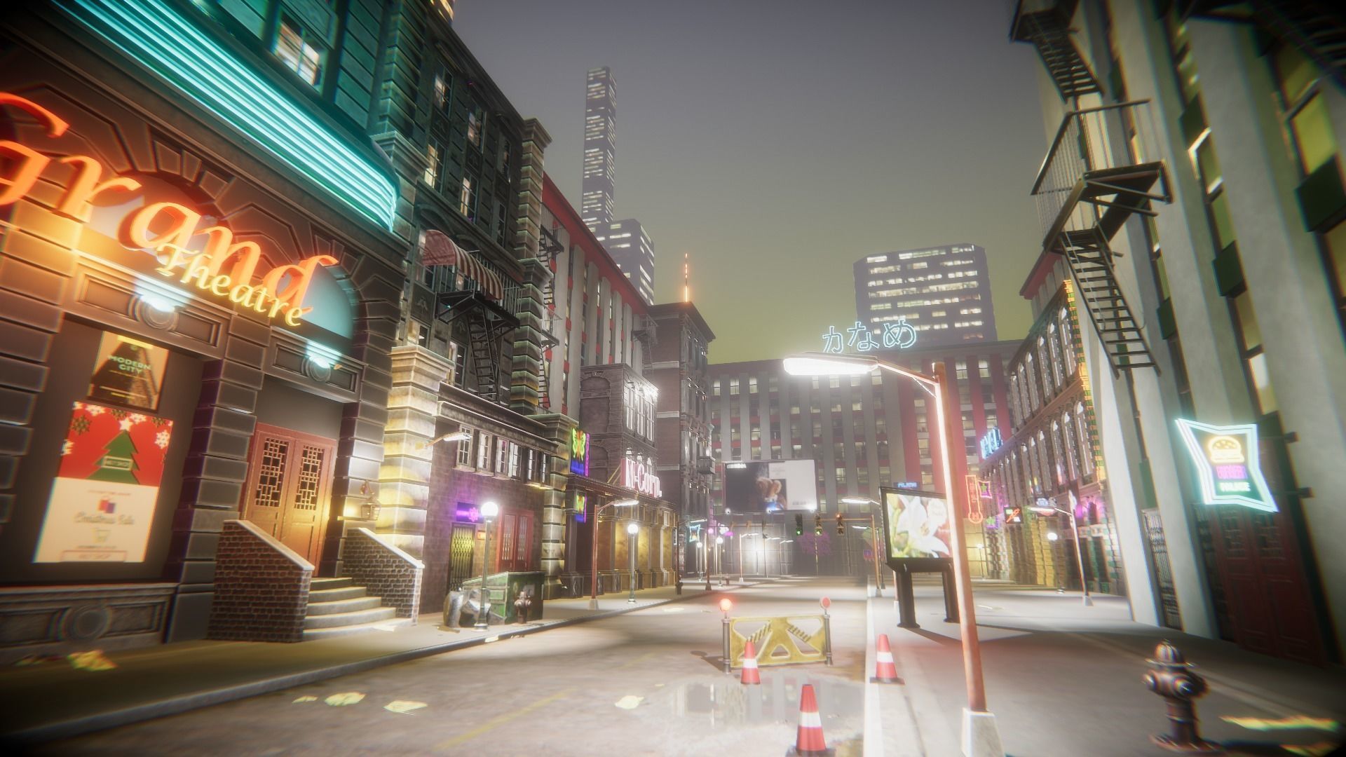 Night City Creator Low-poly 3D model_52