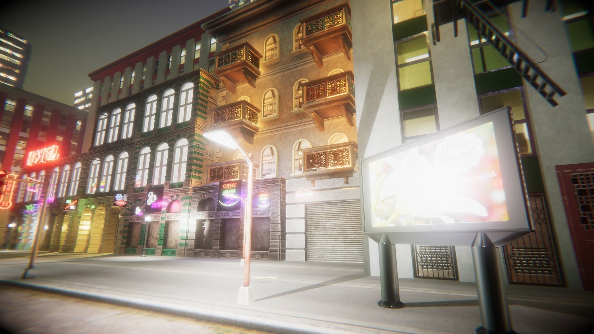 Night City Creator Low-poly 3D model_4