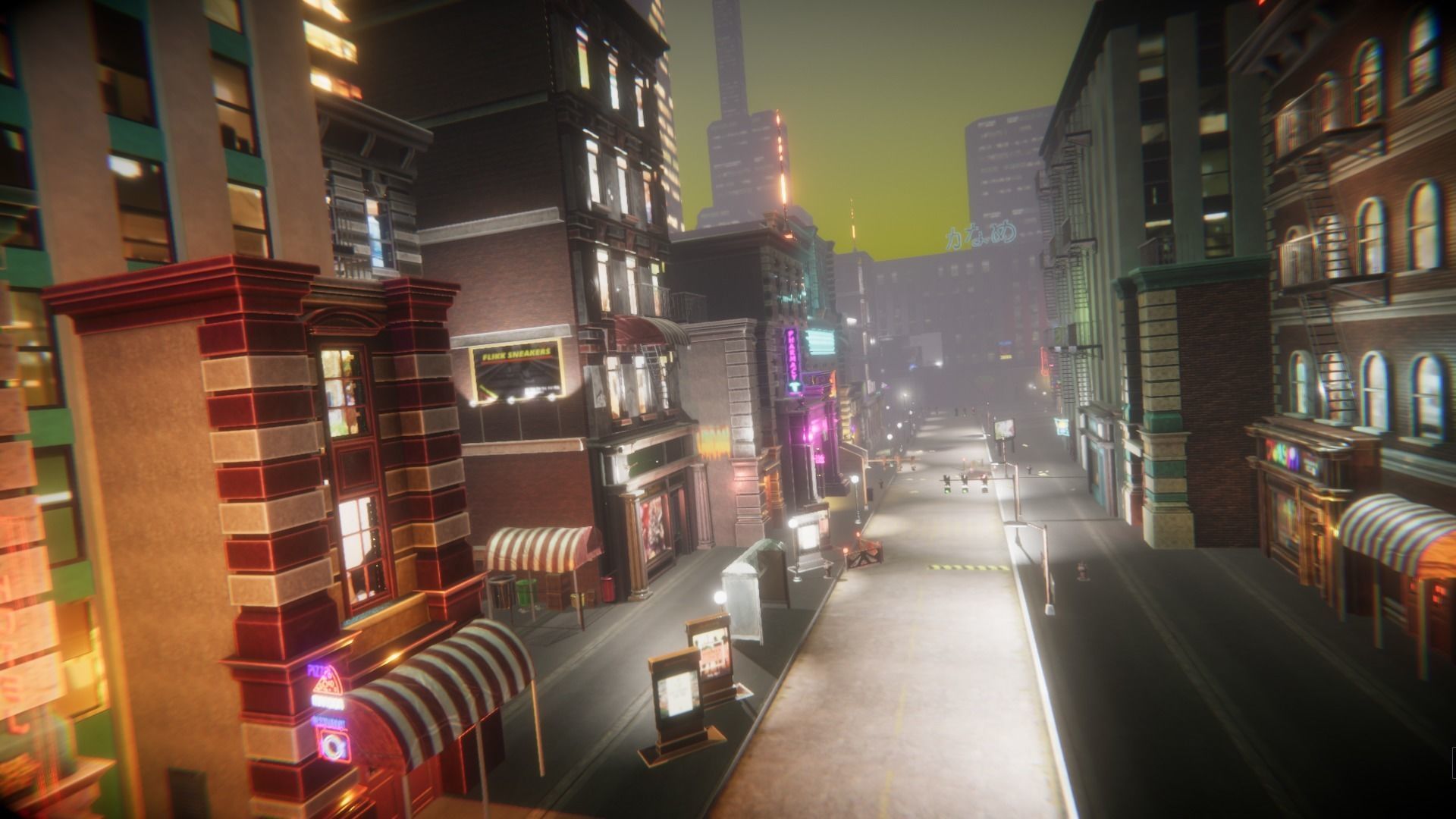 Night City Creator Low-poly 3D model_30