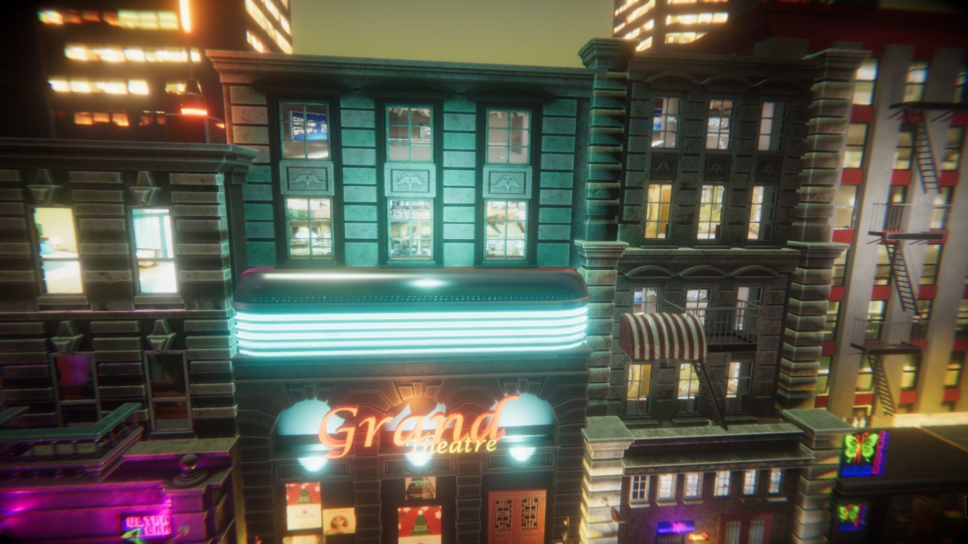 Night City Creator Low-poly 3D model_16