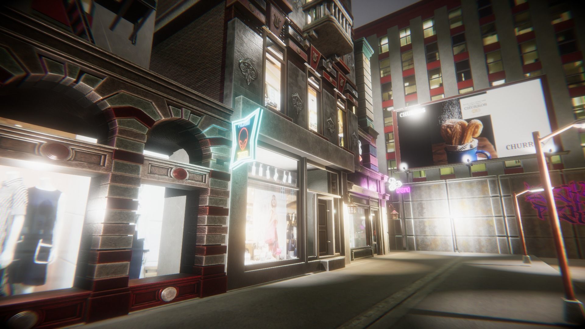 Night City Creator Low-poly 3D model_7