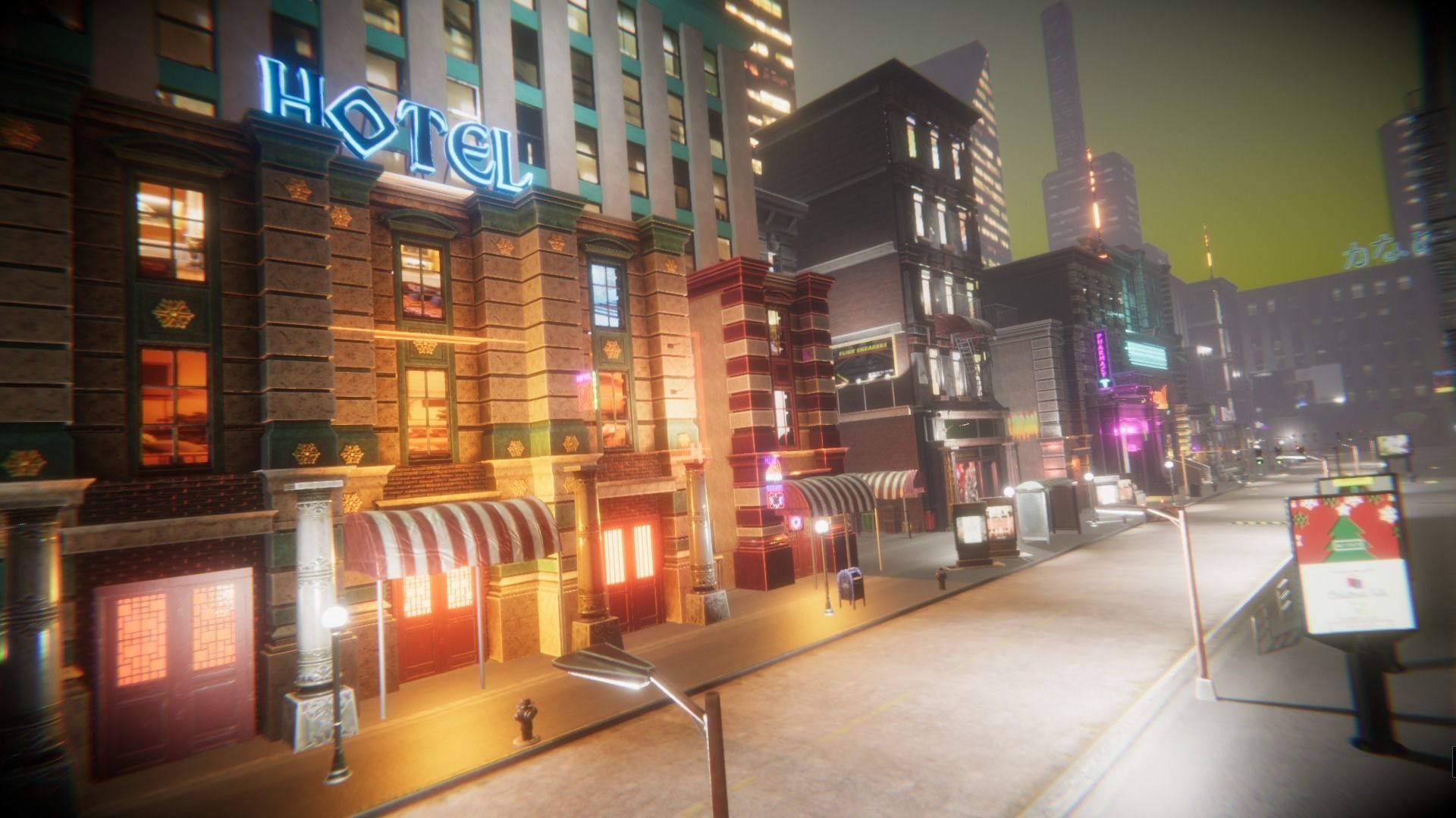 Night City Creator Low-poly 3D model_28