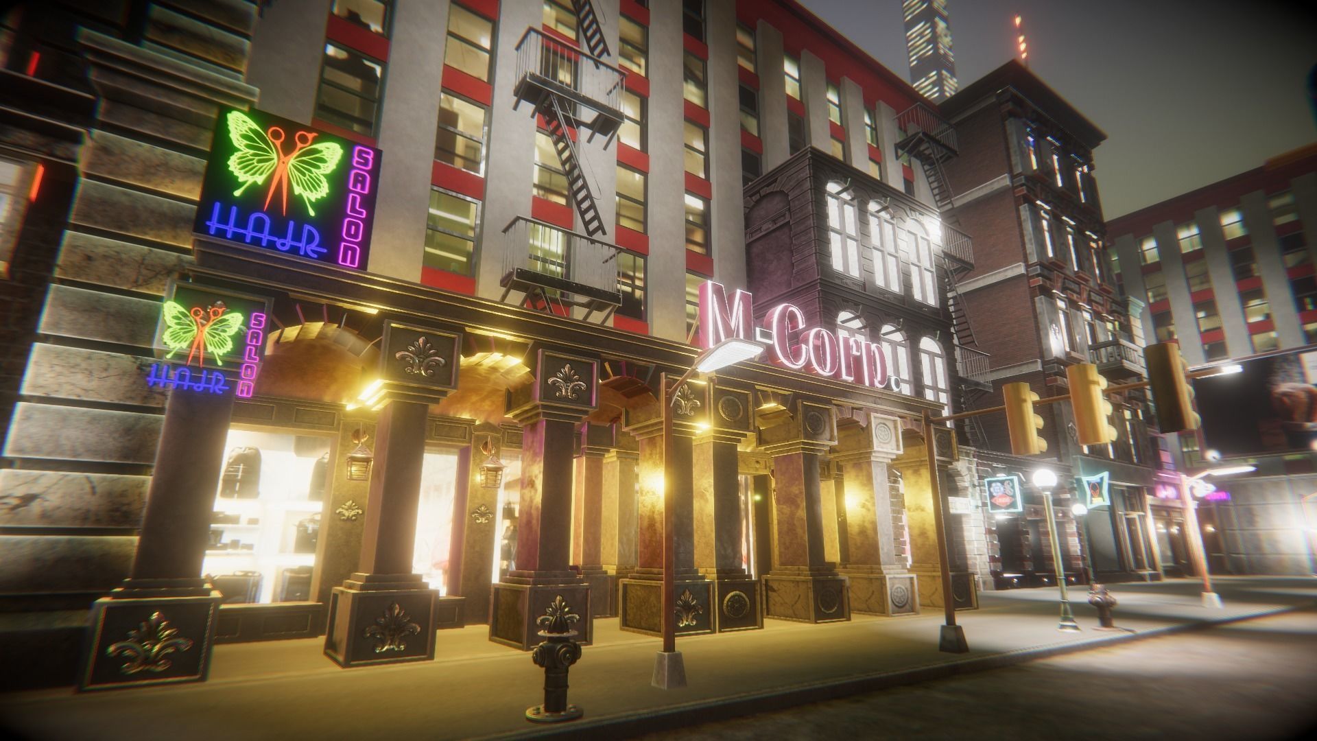 Night City Creator Low-poly 3D model_5
