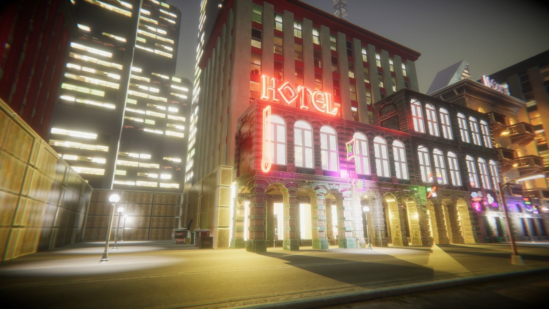 Night City Creator Low-poly 3D model_9