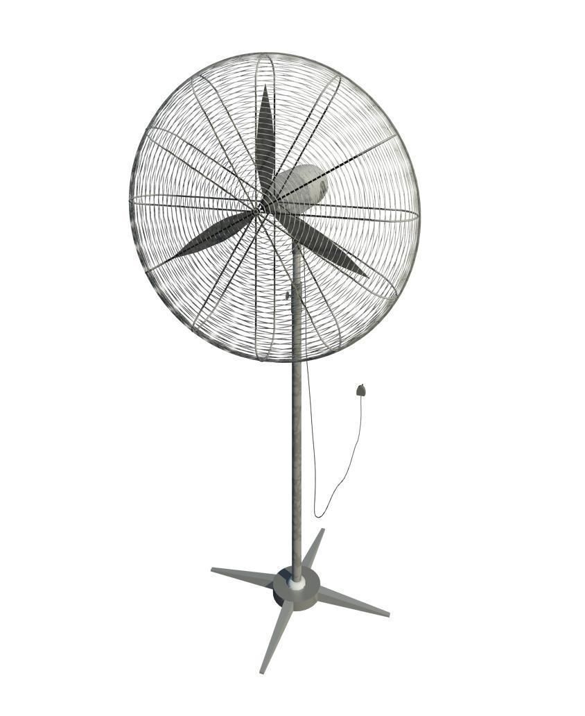 Standing fan 3D model_1