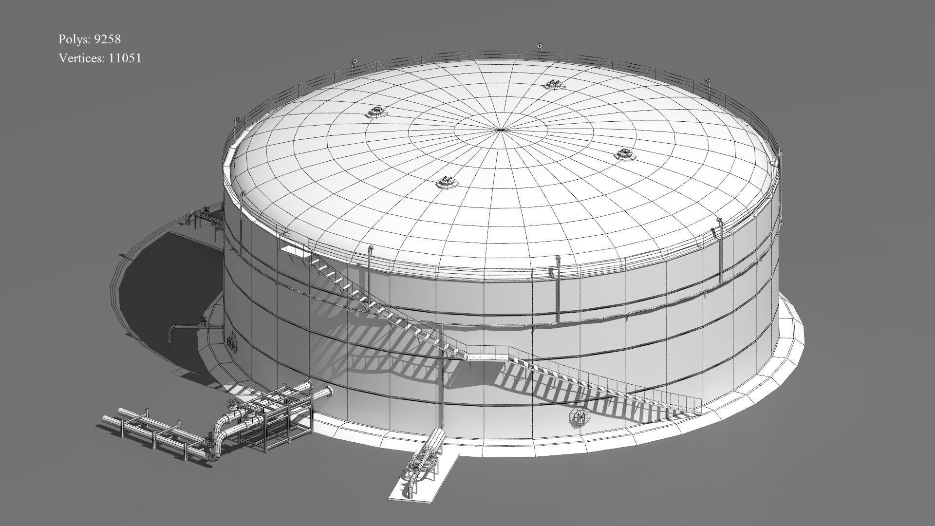 Industrial tanks 3D model_8
