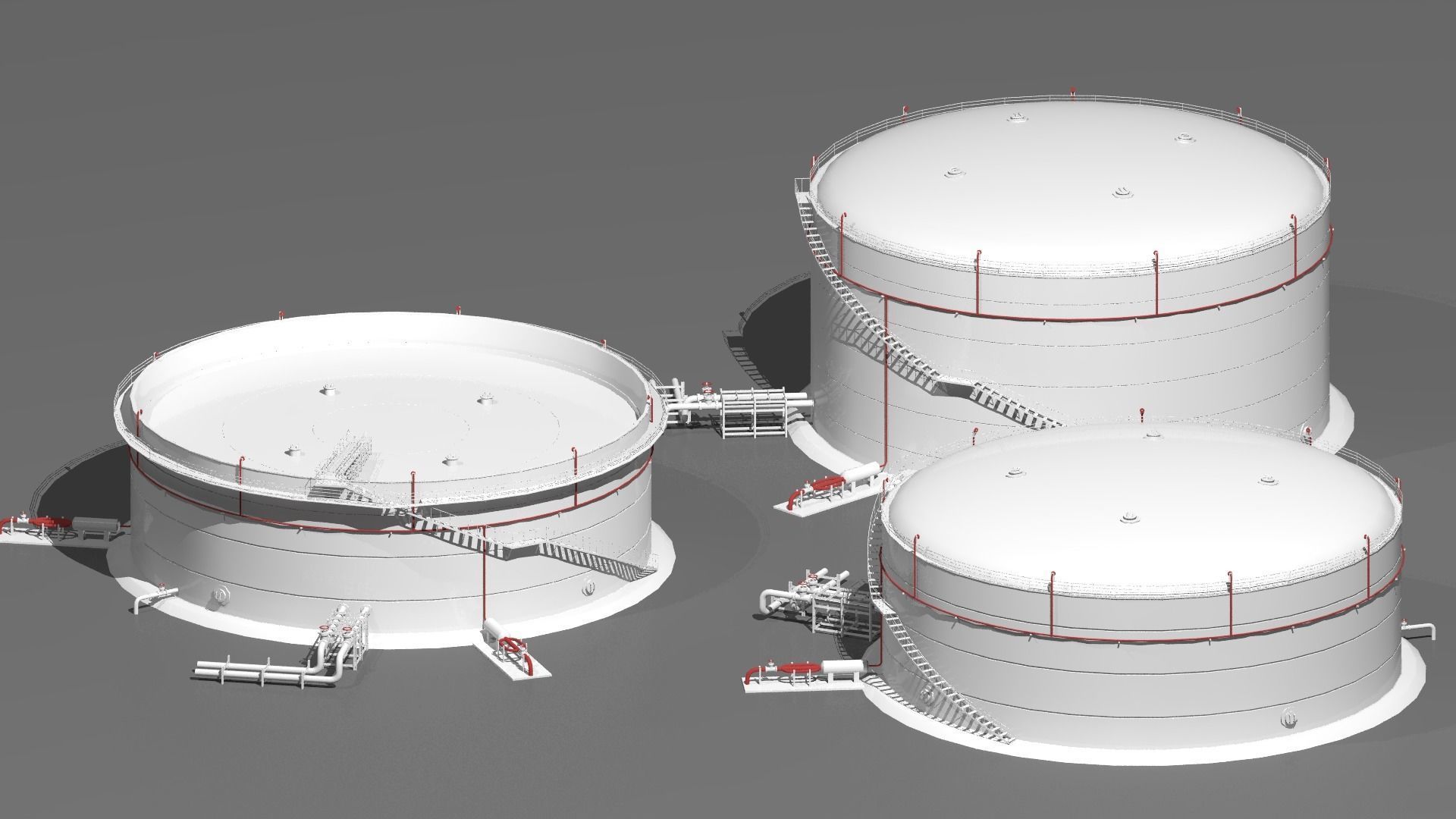 Industrial tanks 3D model_2