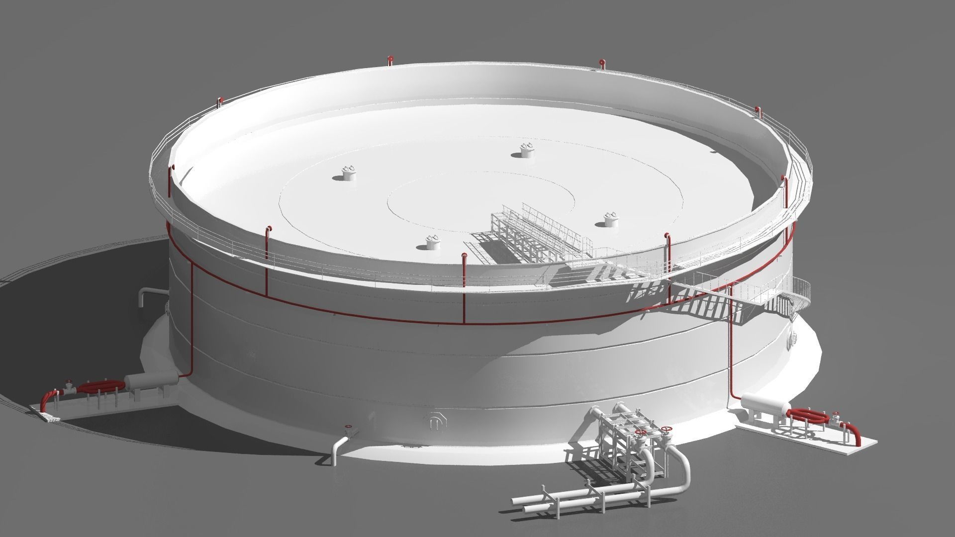Industrial tanks 3D model_12