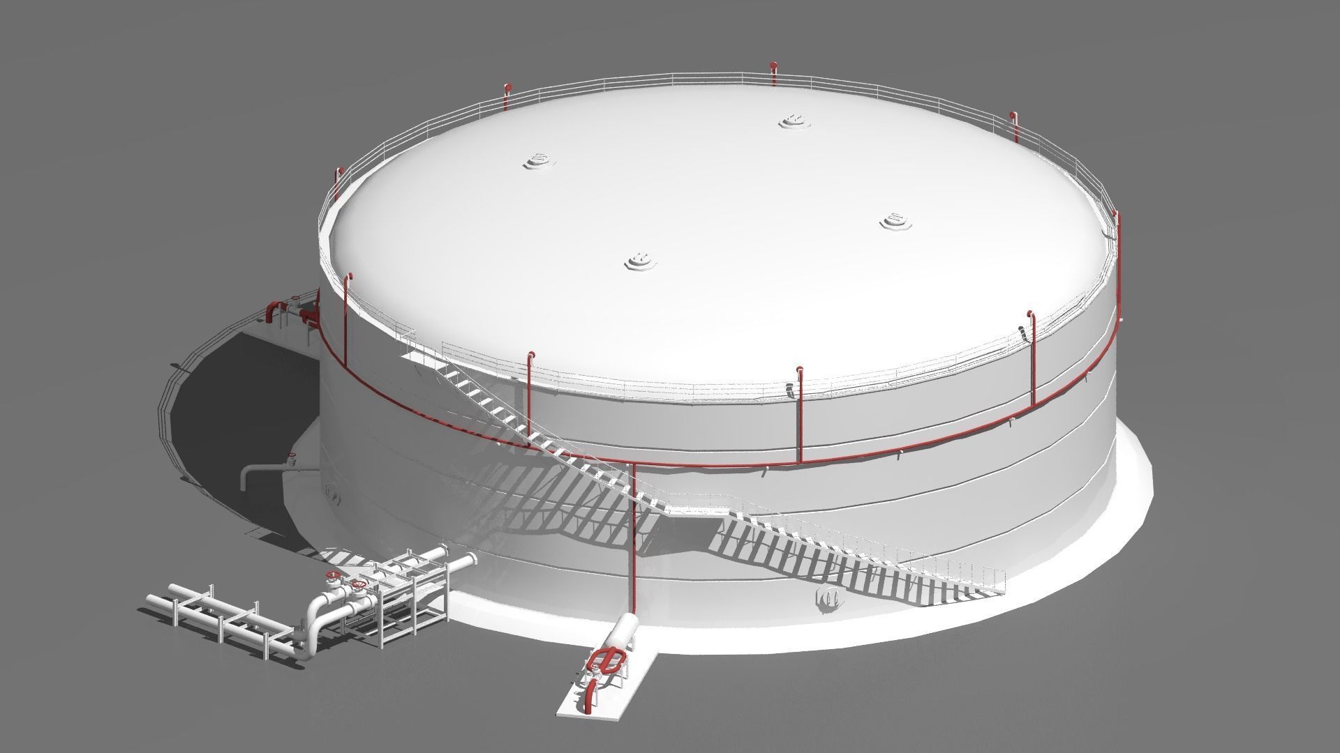Industrial tanks 3D model_7
