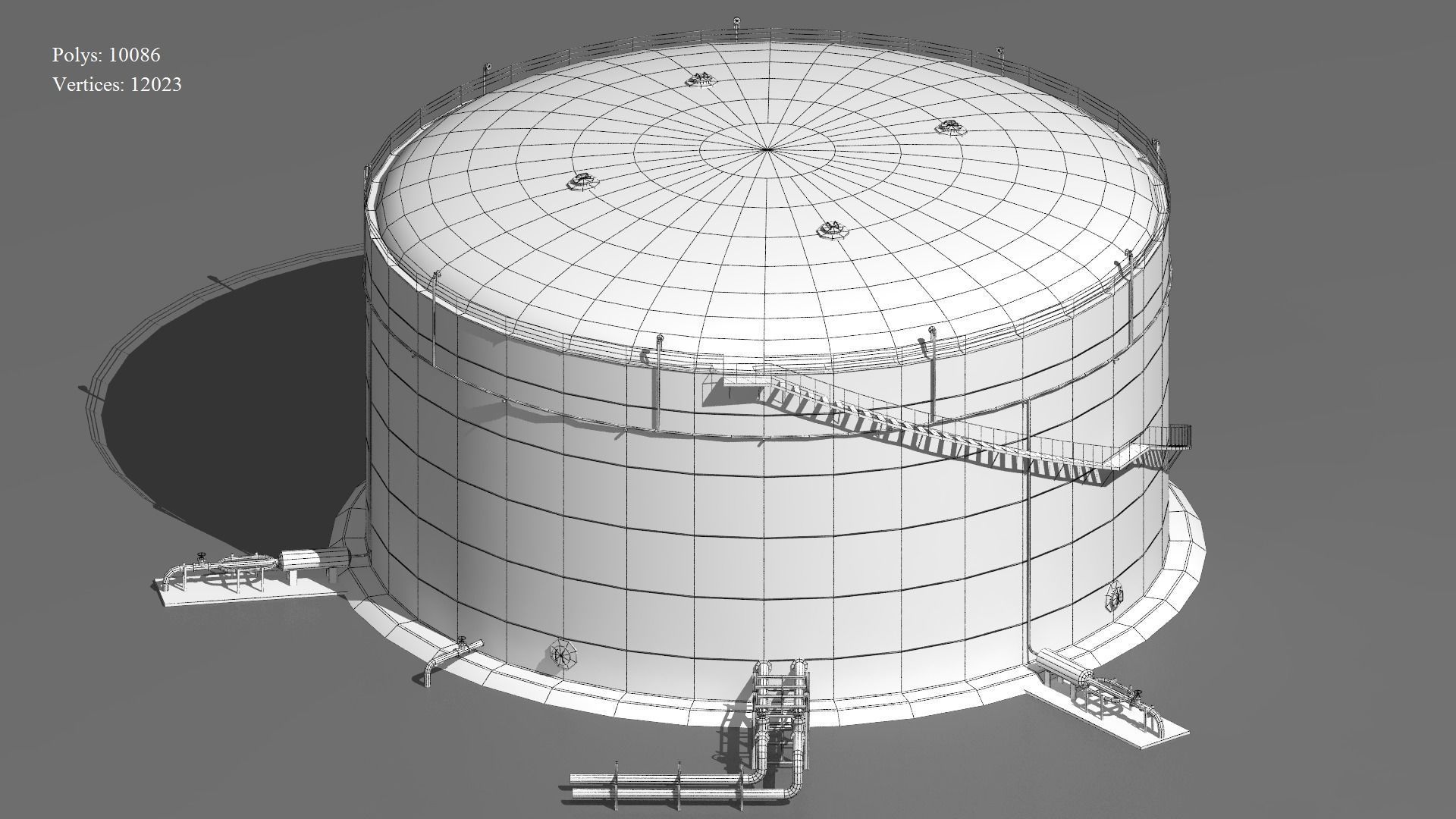Industrial tanks 3D model_11