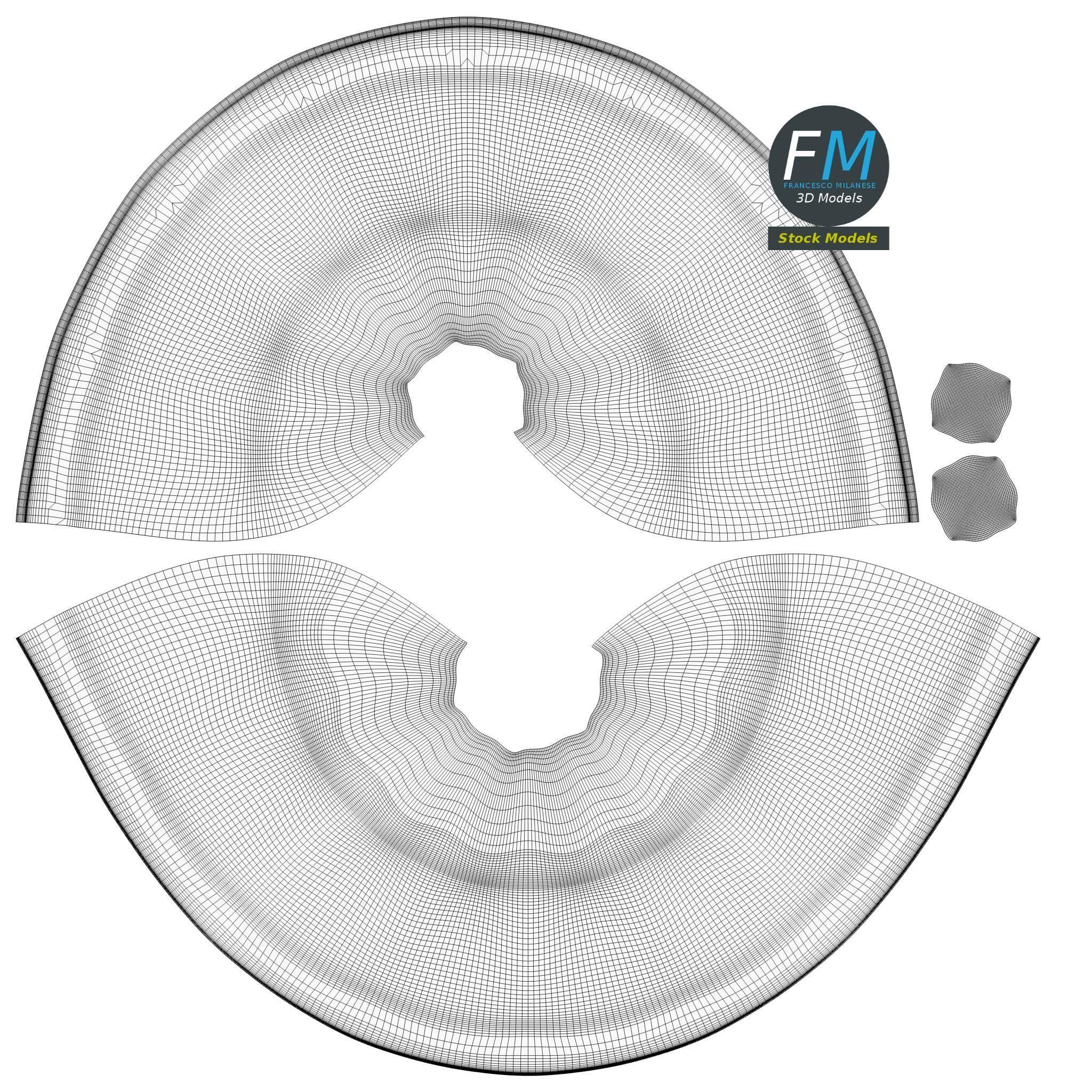 Imperial crown with orb and cross 3D model_14