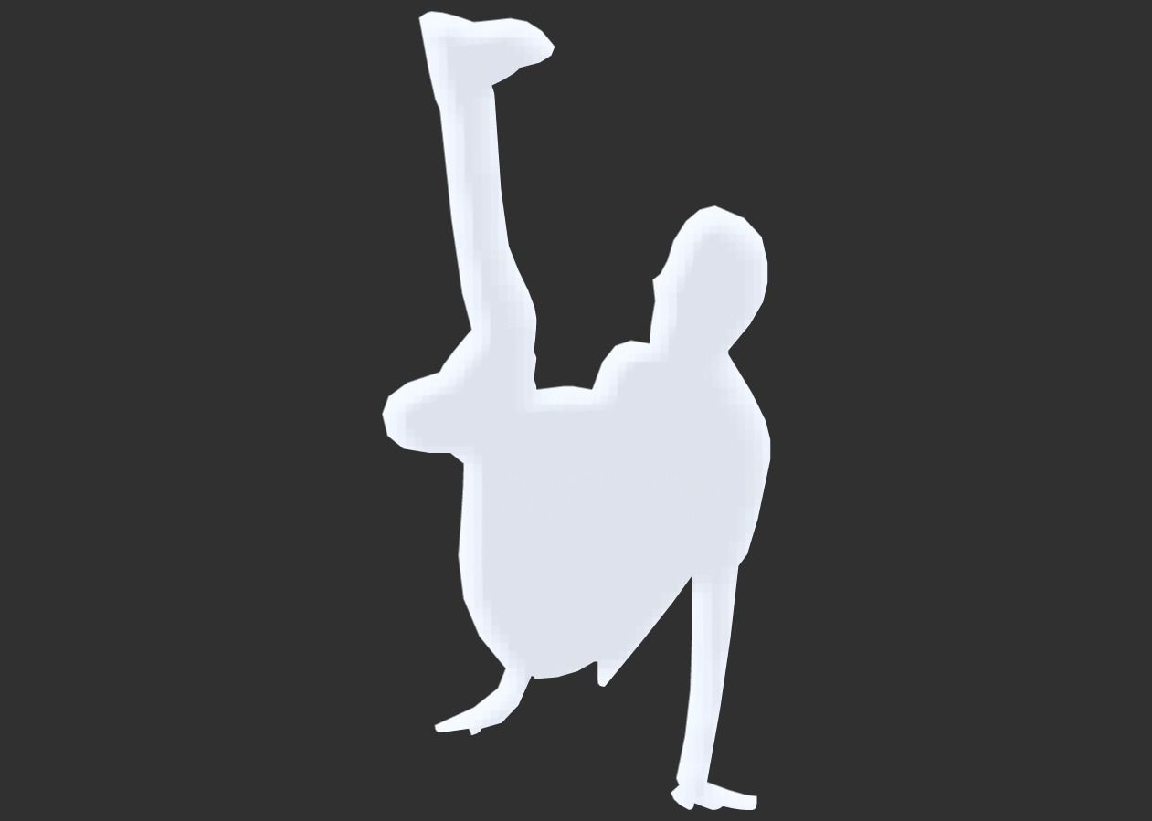 Dancer Silhouettes Pack 3D print model_5