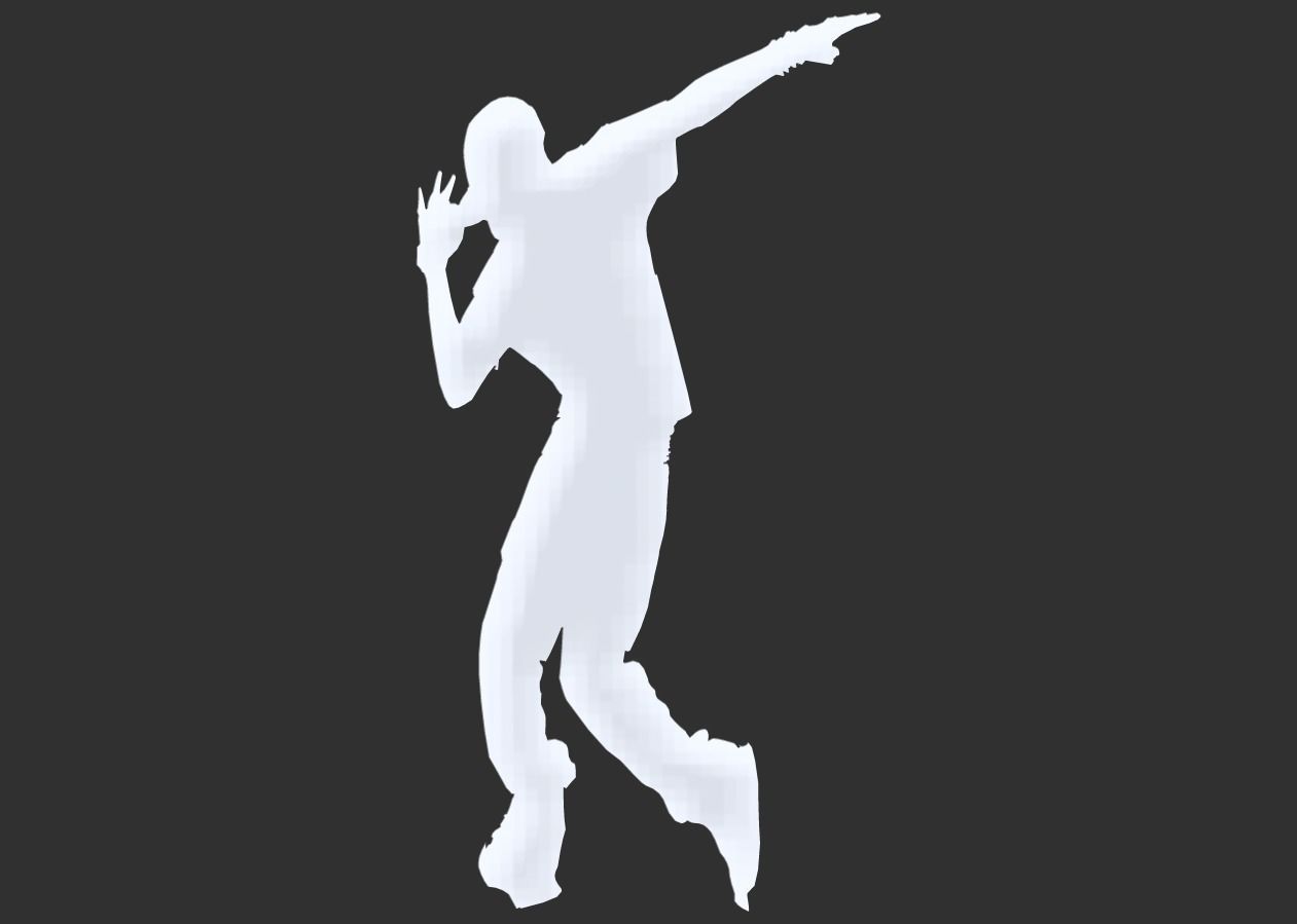 Dancer Silhouettes Pack 3D print model_3