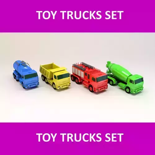 Toy Trucks Set