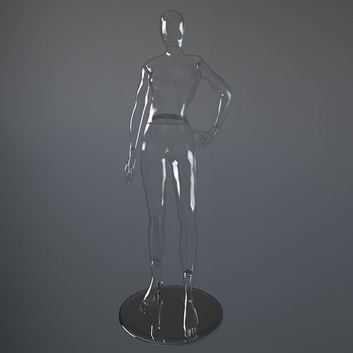 Woman mannequin 3D model