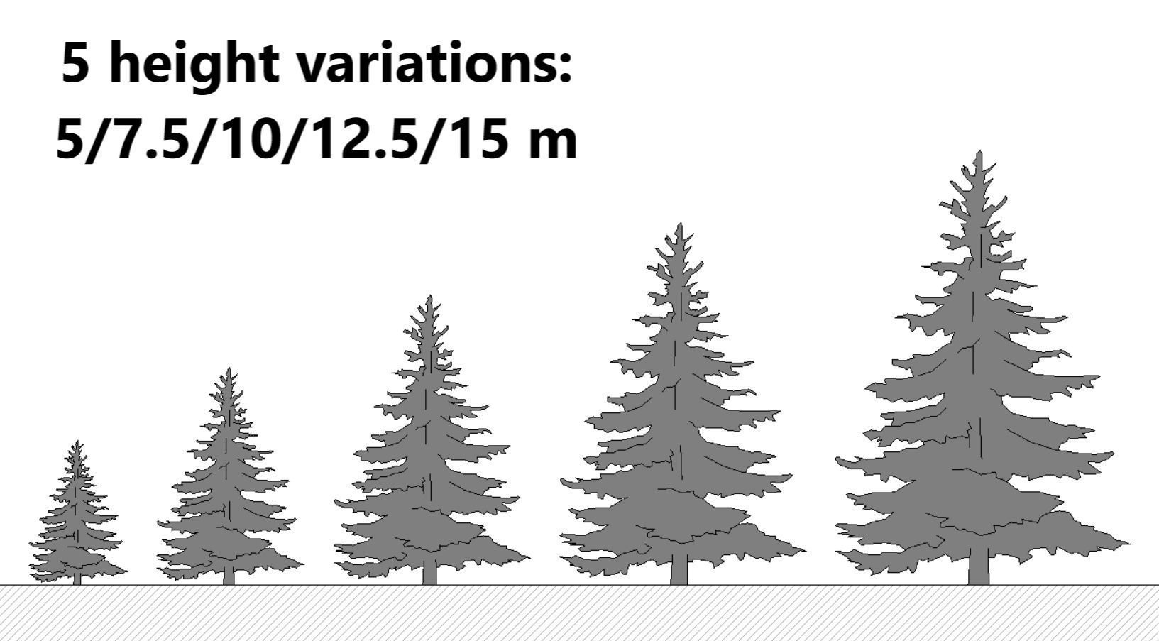 Tree Graphic Symbols - Revit Family Collection 3D model_2