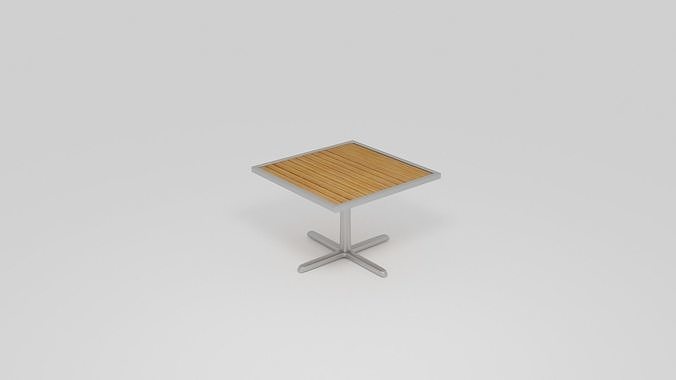 Resort table 3D model