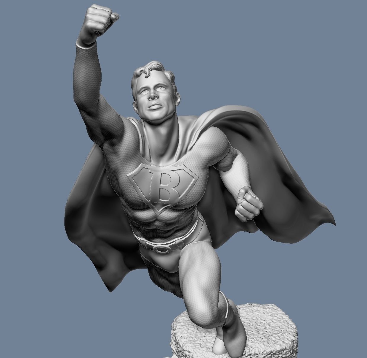 Super Hero Brat Pitt  3D print model_6
