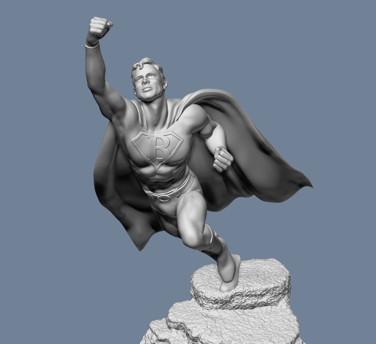 Super Hero Brat Pitt  3D print model_2