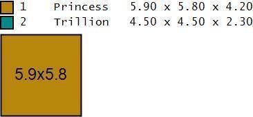 Princess Cut Ring 3D print model_4