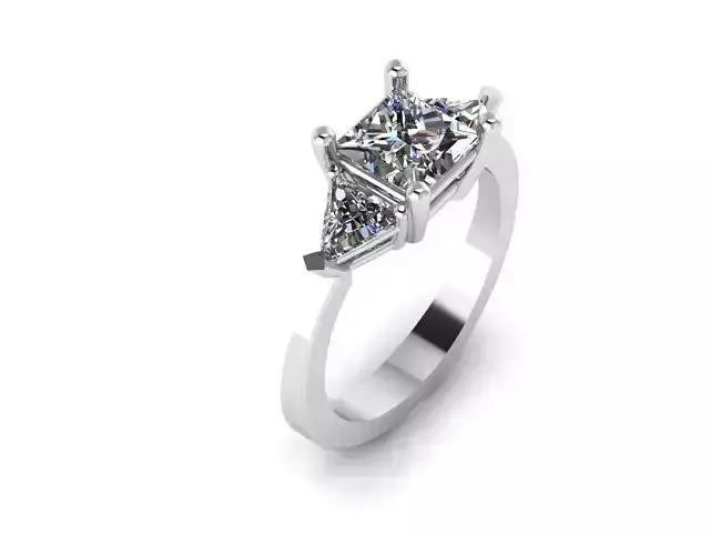 Princess Cut Ring