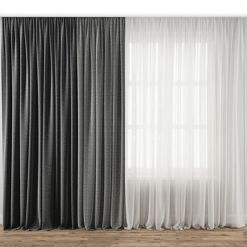 Curtain 123 3D model