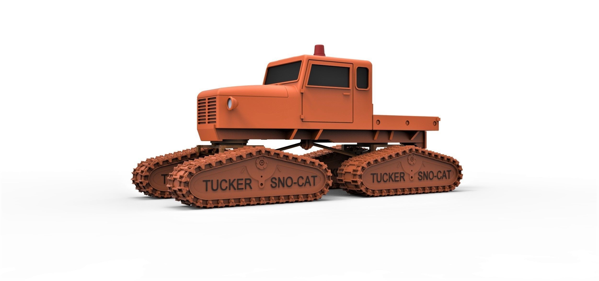 Tucker Sno-Cat 442a Scale 1 to 24 3D print model_2