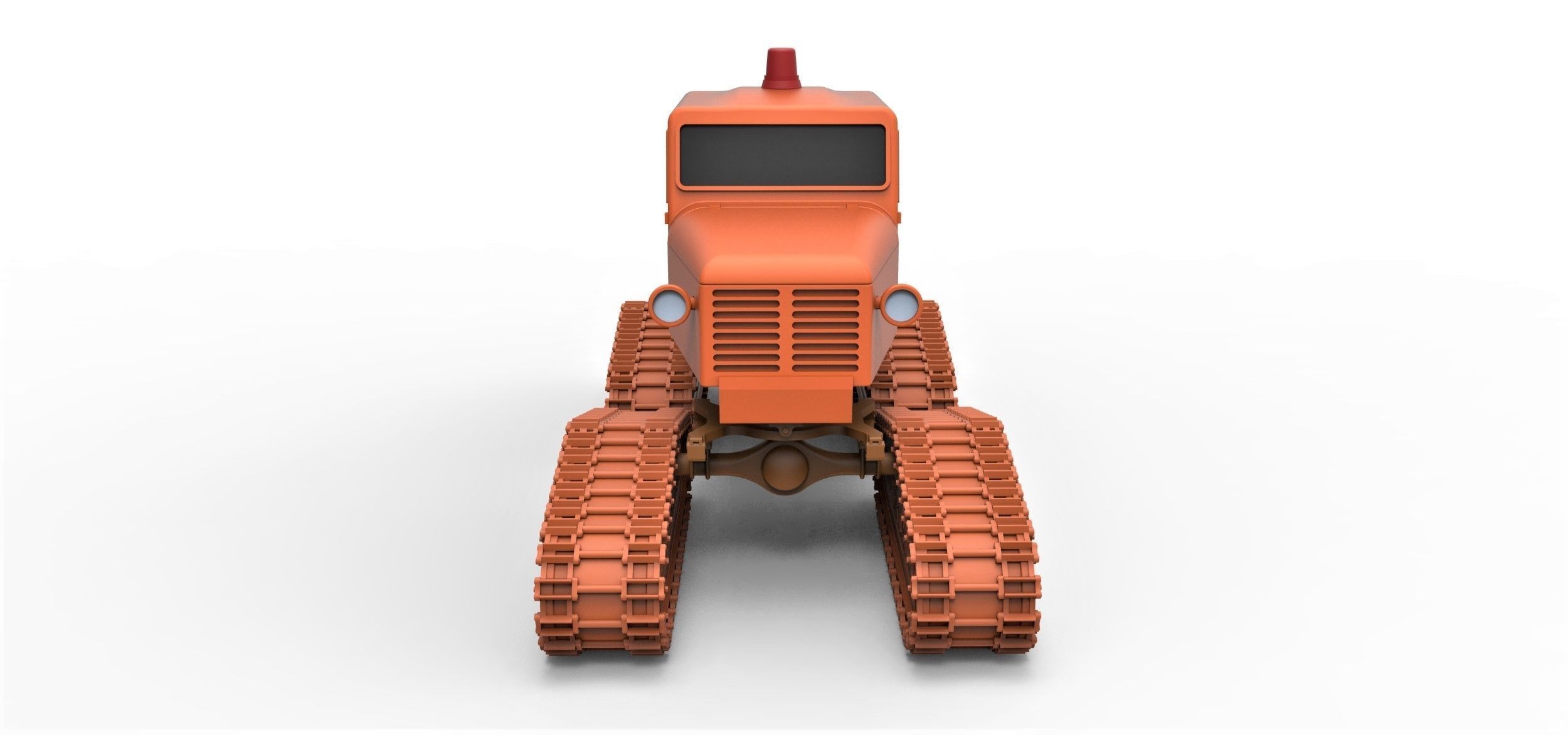 Tucker Sno-Cat 442a Scale 1 to 24 3D print model_4