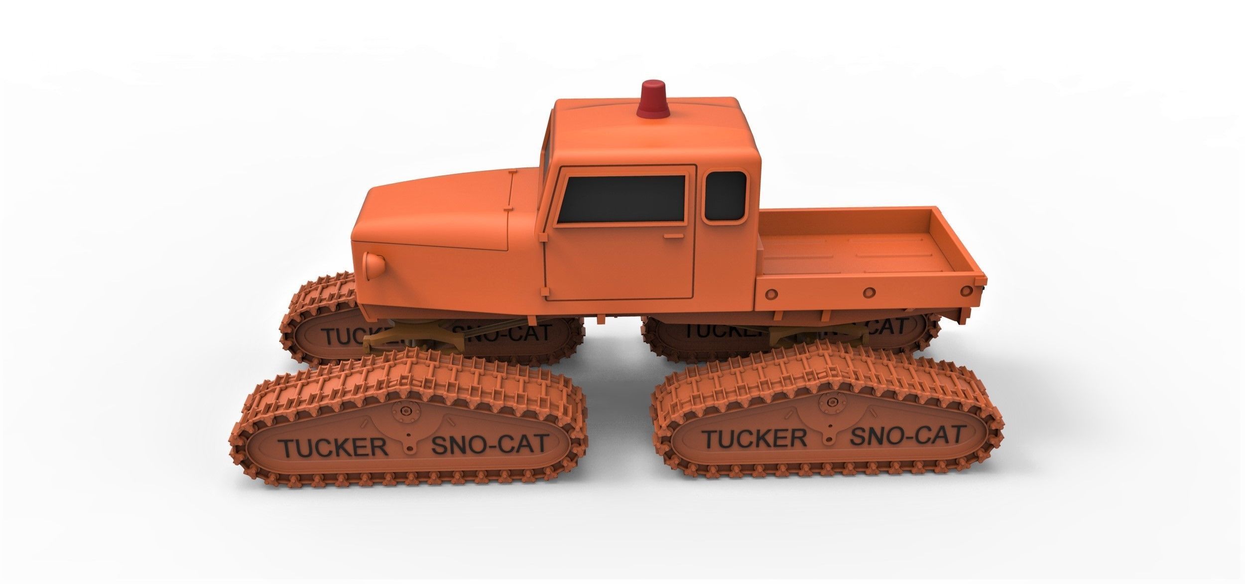 Tucker Sno-Cat 442a Scale 1 to 24 3D print model_7