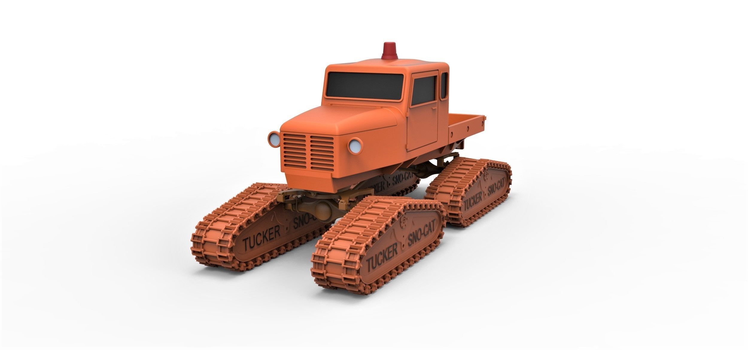 Tucker Sno-Cat 442a Scale 1 to 24 3D print model_3