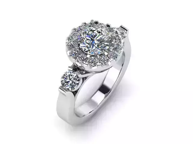 Round Center With Halo