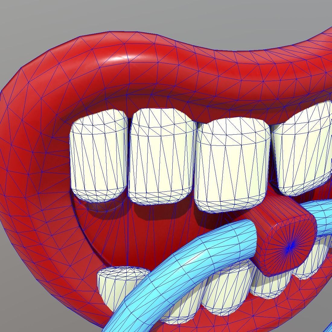 Pacifier 2 Low-poly 3D model_12