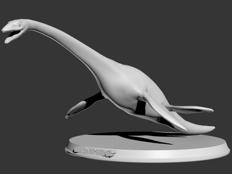 Elasmosaurus Printable 3D print model_7