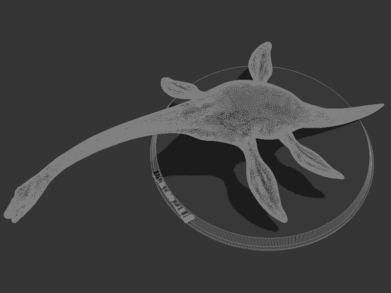 Elasmosaurus Printable 3D print model_9